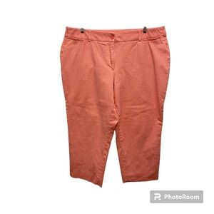 Lane Bryant Coral Capris